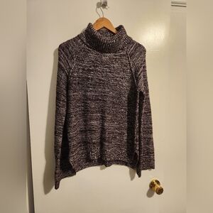 Maroon Knit Turtleneck Sz M Sweater